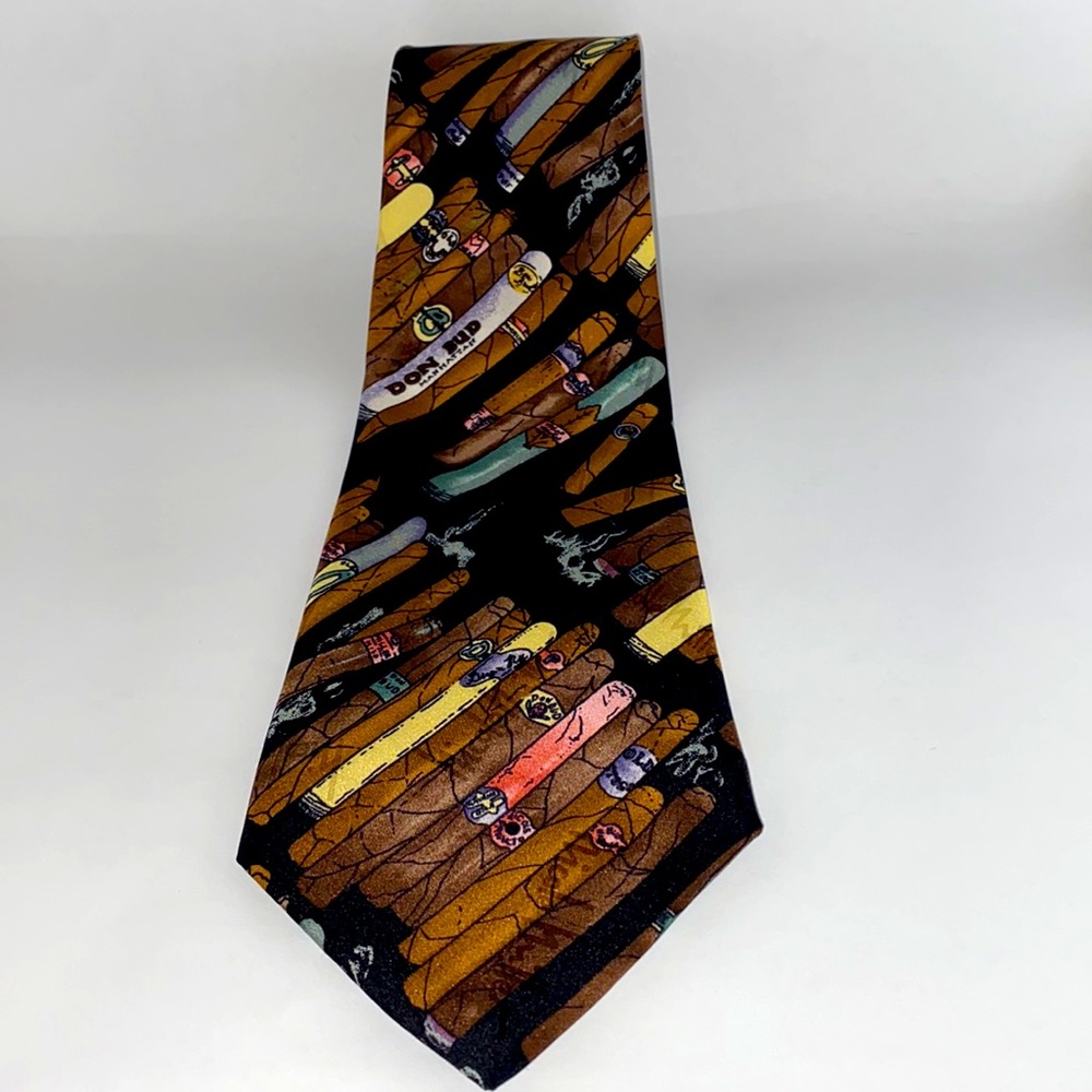 Nicole Miller 1996 Cigar Tie 100 Silk
